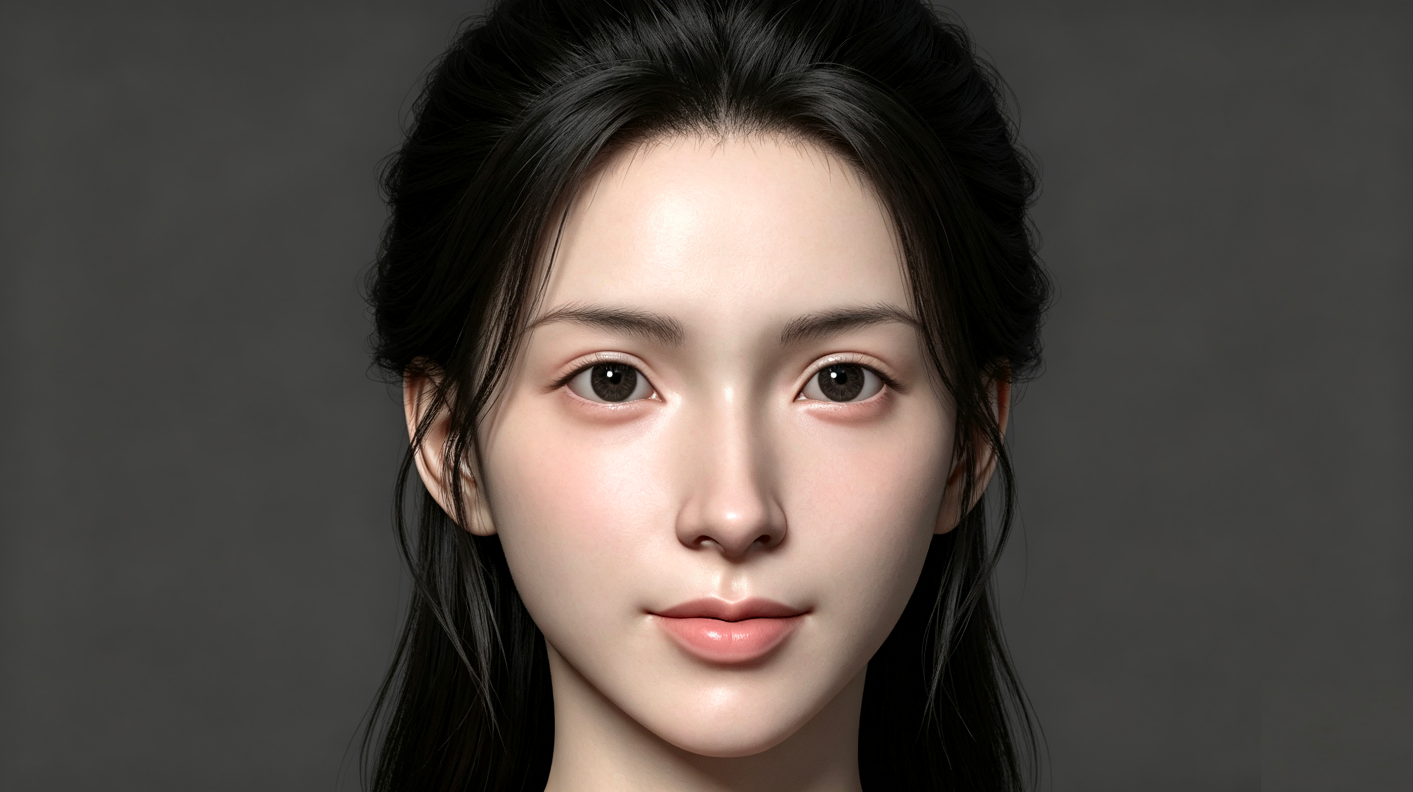 Digital sculpt of Elva's face structure